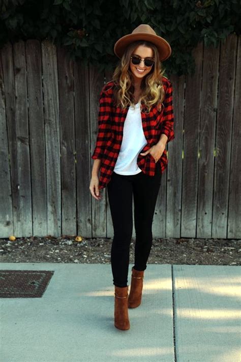 flannel vest outfits for women.